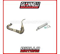 53610HF+53611HF MARMITTA GIANNELLI DERBI GPR 125 Racing 2004-2012 ALLUMINIO