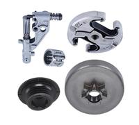 537291702 Pignone Frizione Tamburo 544180104 Gruppo Pompa Olio Adatto for Motosega 455 460 461 con Cuscinetto ad Aghi a Vite Senza Fine