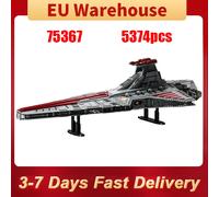 5374pcs Big Republic Attack Cruiser Building Blocks set di Scene di film modello compatibile 75367 giocattoli per il compleanno del ragazzo adulto