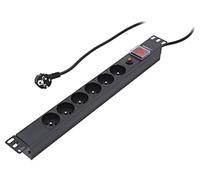 53995-QOL1 53995 Presa elettrica: Prese di sicurezza: 6 250VAC 16A nero QOLT