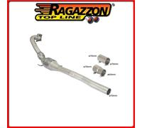 54.0223.00#3 VOLKSWAGEN GOLF MK6 CATALIZZATORE METALLICO 200CPSI - LINEA MAGGIOR
