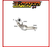 54.0241.01#4 AUDI A5 (TYP 8T) 2007>> CATALIZZATORE GR.N E TUBO SOSTITUZIONE FILT