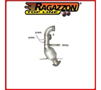 Opel Catalizzatore Gr.N e tubo sostituzione filtro antiparticolato Gr. N inox -