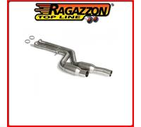 BMW Catalizzatore metallico 200cpsi Gr.N inox Sinistra-Destra con rimozione