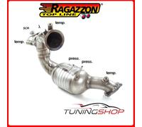 54.0375.01#1 AUDI A6 (TYP 4G) 2011>>2018 CATALIZZATORE GR.N E TUBO SOSTITUZIONE