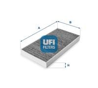 UFI 54.100.00 Filtro abitacolo per OPEL Corsa C Schrägheck (X01) COMBO Tour