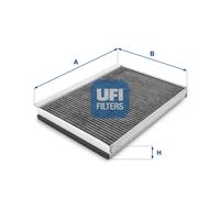 54.161.00 UFI Filtro, Aria abitacolo per ,MERCEDES-BENZ,VW