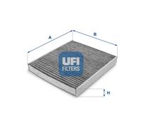 54.199.00 UFI Filtro, Aria abitacolo per AUDI,SEAT,SKODA,VW