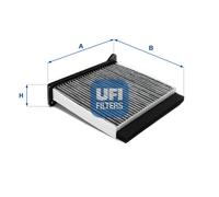 54.220.00 UFI Filtro, Aria abitacolo per MITSUBISHI