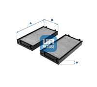 54.243.00 Filtro, Aria abitacolo Ufi