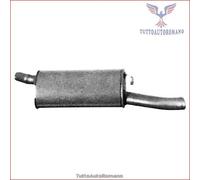 SILENZIATORE POSTERIORE PER OPEL CORSA A 1.6 GSI _ KW 74 CV 100