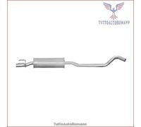 54.35.06 Silenziatore centrale Imasaf per OPEL CORSA B