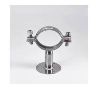 54-57mm 2.25" 57mm Pipe Hanger Bracket Clamp Support Clip With Base Plate 304 Stainless For Beer Brewing L=50mm