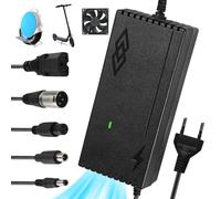54,6V 2A Caricatore Monopattino Elettrico, Caricabatterie per Monopattini Elettrici con 5 Connettori Carica Batteria Monopattino Elettrico Adattatore Caricabatterie Scooter Elettrici per Hoverboard