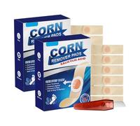 54 Cerotti per la Rimozione dei Calli, calli Plantari Mani, Piedi e Viso, Pelle, Dolorosi Mirati, Delicati Sicuri Mantenere Pelle Sana (Rosso 2PCS)