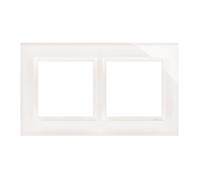 54 CORNICE VETRO PERLE BIANCHE NATURALI 2X PREMIUM 54 DRN2/70