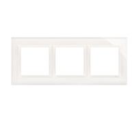 54 CORNICE VETRO PERLE BIANCHE NATURALI 3X PREMIUM 54 DRN3/70