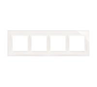 54 CORNICE VETRO PERLE BIANCHE NATURALI 4X PREMIUM 54 DRN4/70