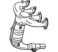 69 CV CATALIZZATORE PER FIAT 500 312 1.2 KW 51 CV 69