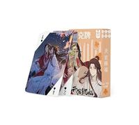 54 fogli/Set Anime Tian Guan Ci Fu Poker Carte Cielo Ufficiale Blessing Comics Collezione Personaggi Carte da Gioco Giocattolo