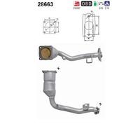 54 KW 73 CV CATALIZZATORE PER Citron C3 Pluriel HB 1.4