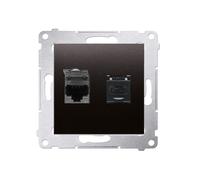Kontakt-Simon D62.01/48 - Presa di corrente in plastica, IP20, 75 mm, 37 mm, 75 mm