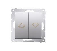 54 MODULO ARGENTO OPACO PREMIUM TASTO TAPPARELLA 54 DZP1.01/43