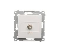 54 MODULO BIANCO PRESA SAT TIPO F PREMIUM 54 DASF1.01/11