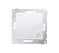54 MODULO BIANCO PULSANTE "CAMPANELLO" MORSETTI DD1.01/11