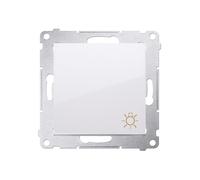 Pulsante luce 10 AX bianco Simon54 DS1.01/11