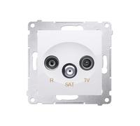54 MODULO BIANCO TV-SAT PRESA PREMIUM PASSAGGIO 54 DASP.01/11