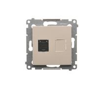 Kontakt-Simon D61.01/41 - Presa di corrente, in plastica, IP20, 75 mm, 37 mm, 75 mm