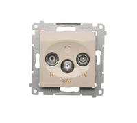 54 MODULO CREMA TV-SAT PRESA PREMIUM 54 DASK.01/41