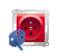54 MODULO PRESA ROSSA 1X Z/U DATA Z PREMIUM 54 DGD1.01/22