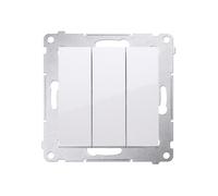 Kontakt-Simon DP31.01/11 - Interruttore elettrico Pushbutton Switch, colore bianco, accessorio per coltelli elettrici (Pushbutton Switch, in plastica, IP20, 250 V, 10 A)