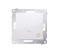 54 MODULO PULSANTE BIANCO "CAMPANELLO" PREMIUM 54 DD1L.01/11