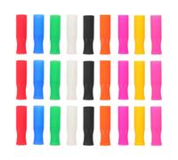 54 Pcs Coperture Di Paglia Riutilizzabili Copertura in Cannuccia Silicone