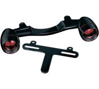 5405 REAR TURN SIGNAL BAR BULLET LIGHT BLACK HARLEY FLHT 1450 ELECTRA GLIDE 2005