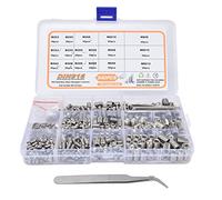 540pcs Set a vite Kit di assortimento 304 Vietti di grob per tazza in acciaio inossibile con pinzette e chiave esagono per riparazioni domestiche e progetti fai - -te di varie