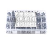 540Pz 24 Valori Condensatori Elettrolitici in Alluminio Comunemente Usati Kit di Assortimento 10V-50V 0,1uF a 1000uF con Scatola di Immagazzinaggio