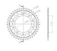 541061345 CORONA IN ACCIAIO P525 - Z45 (DIS.10613)