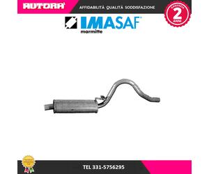 541406 Silenziatore centrale adatto a Opel Kadett C (MARCA-IMASAF)..S20