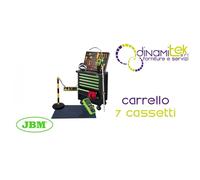 54236 CARRELLO PORTAUTENSILI 7 CASSETTI VERDE VDE SPECIALE JBM