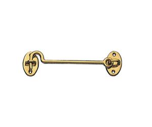 54313 Q.TA' 6 BL GANCIO FERMAFINESTRA OTTONE LUCIDO 100 MM