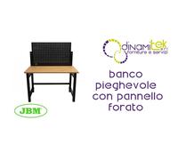 54328 BANCO DA LAVORO PIEGHEVOLE CON PANNELLO FORATO JBM