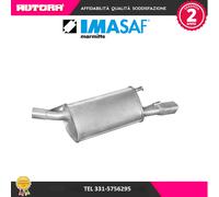 543807 Silenziatore posteriore adatto a Opel Corsa A (MARCA IMASAF)..S29
