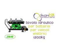 54386 TAVOLO IDRAULICO PER BATTERIE PER VEICOLI ELETTRICI 1200KG JBM