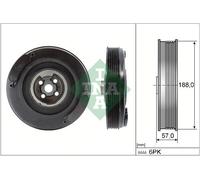 544 0002 10 INA Puleggia cinghia, Albero a gomiti per AUDI,FORD,VOLVO,VW