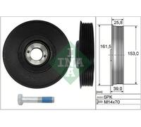 544 0039 20 INA Kit pulegge, Albero motore/a gomito per CITROËN,FIAT,LANCIA,PEUG