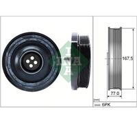 544 0137 10 INA Puleggia cinghia, Albero a gomiti per BMW